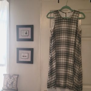 Calvin Klein Dress Black & White Plaid